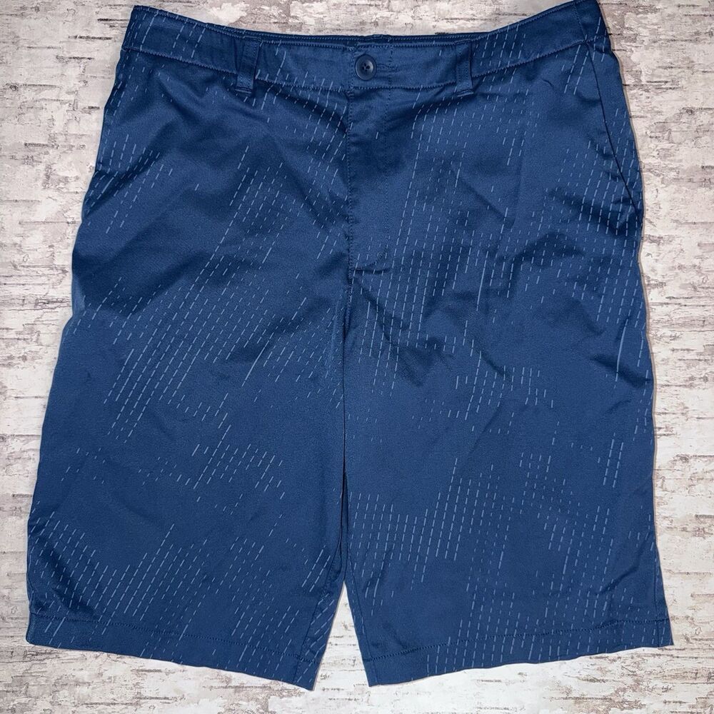 Boys Under Armour UA Match Play Printed Golf Shorts Size Youth 18